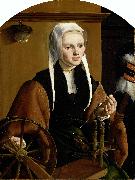 Maarten van Heemskerck Portrait of a Woman oil painting reproduction